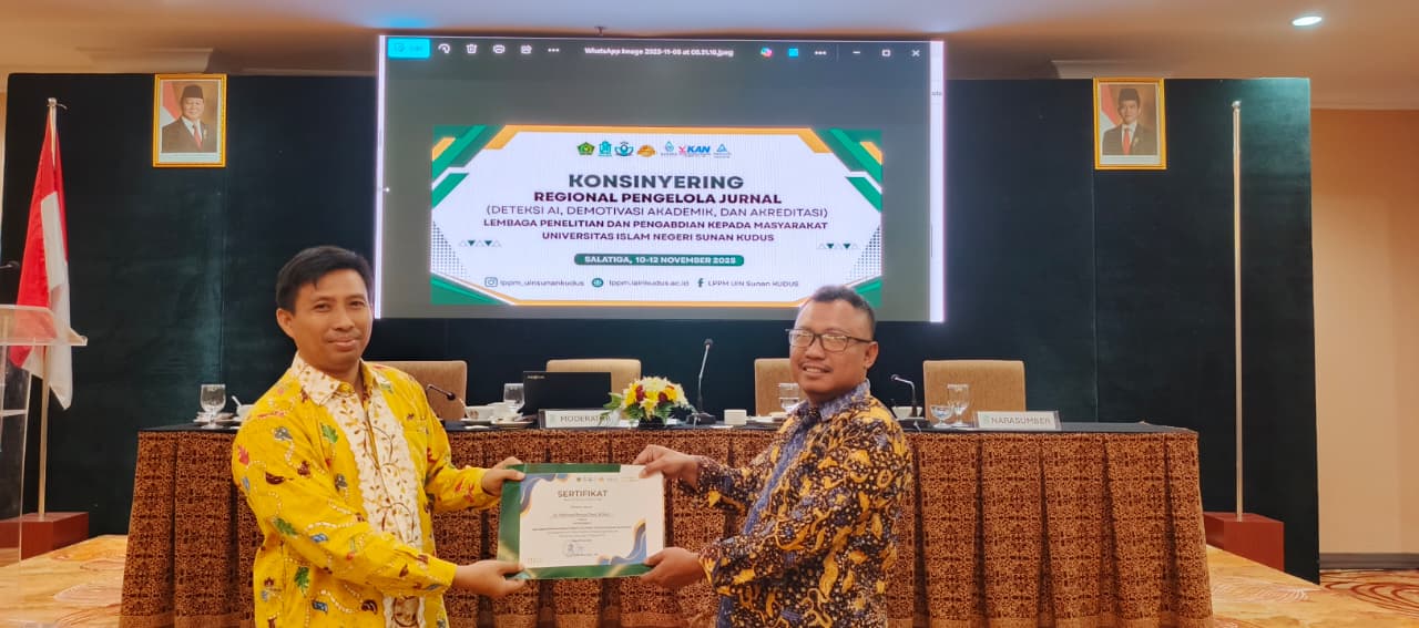 Dosen Manajemen Dakwah UIN Raden Mas Said Jadi Narasumber Konsinyering Regional Pengelola Jurnal Ilmiah UIN Sunan Kudus