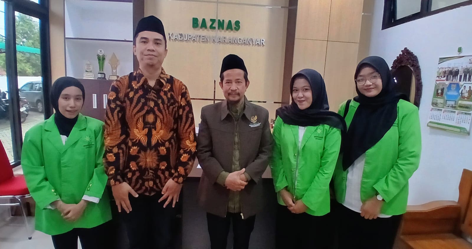 Perdalam Pengelolaan Zakat, Infak dan Sedekah, Mahasiswa Manajemen Dakwah Laksanakan PPL di BAZNAS Karanganyar