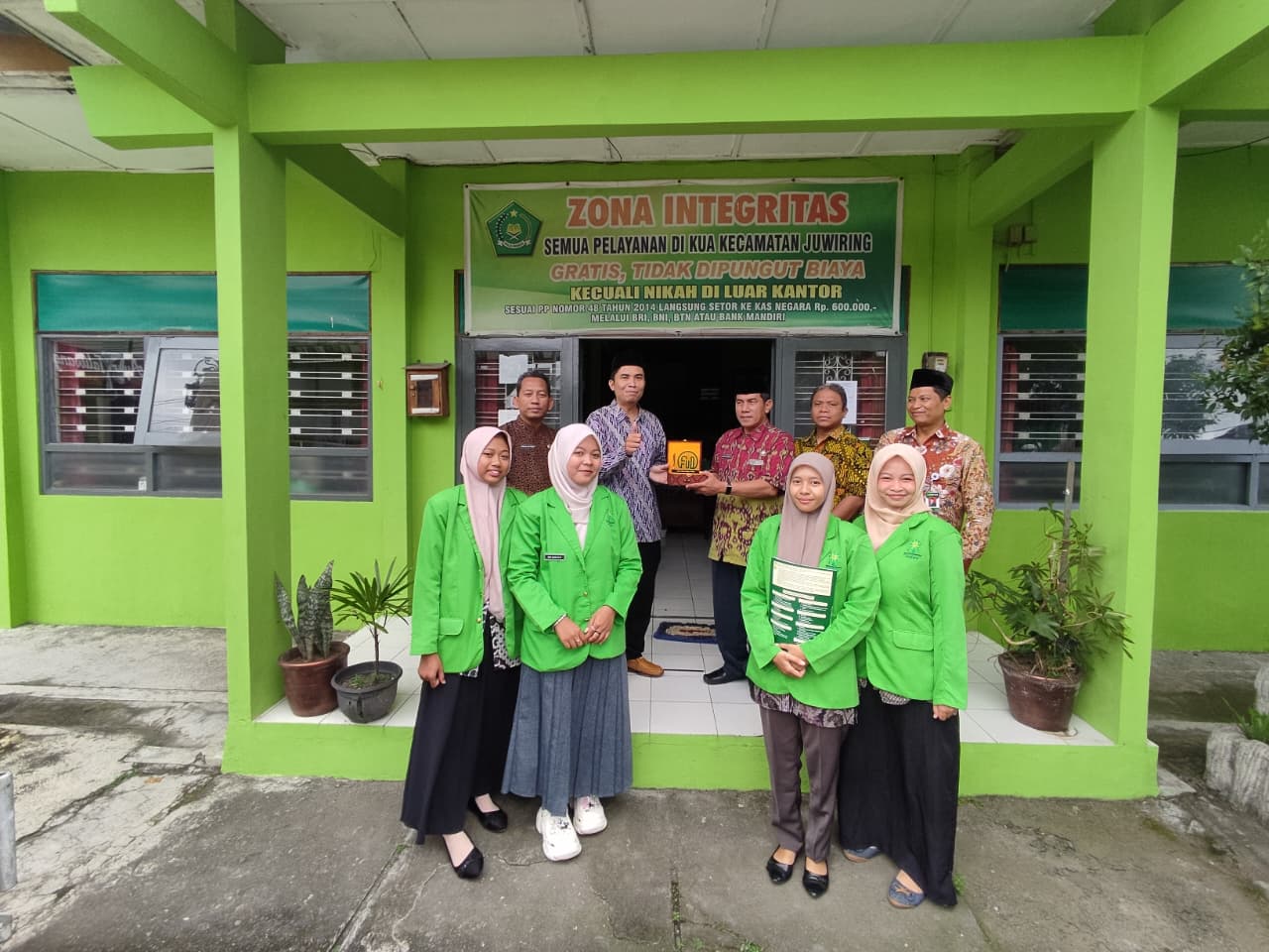 Kantor Urusan Agama Juwiring Lepas Mahasiswa PPL Manajemen Dakwah