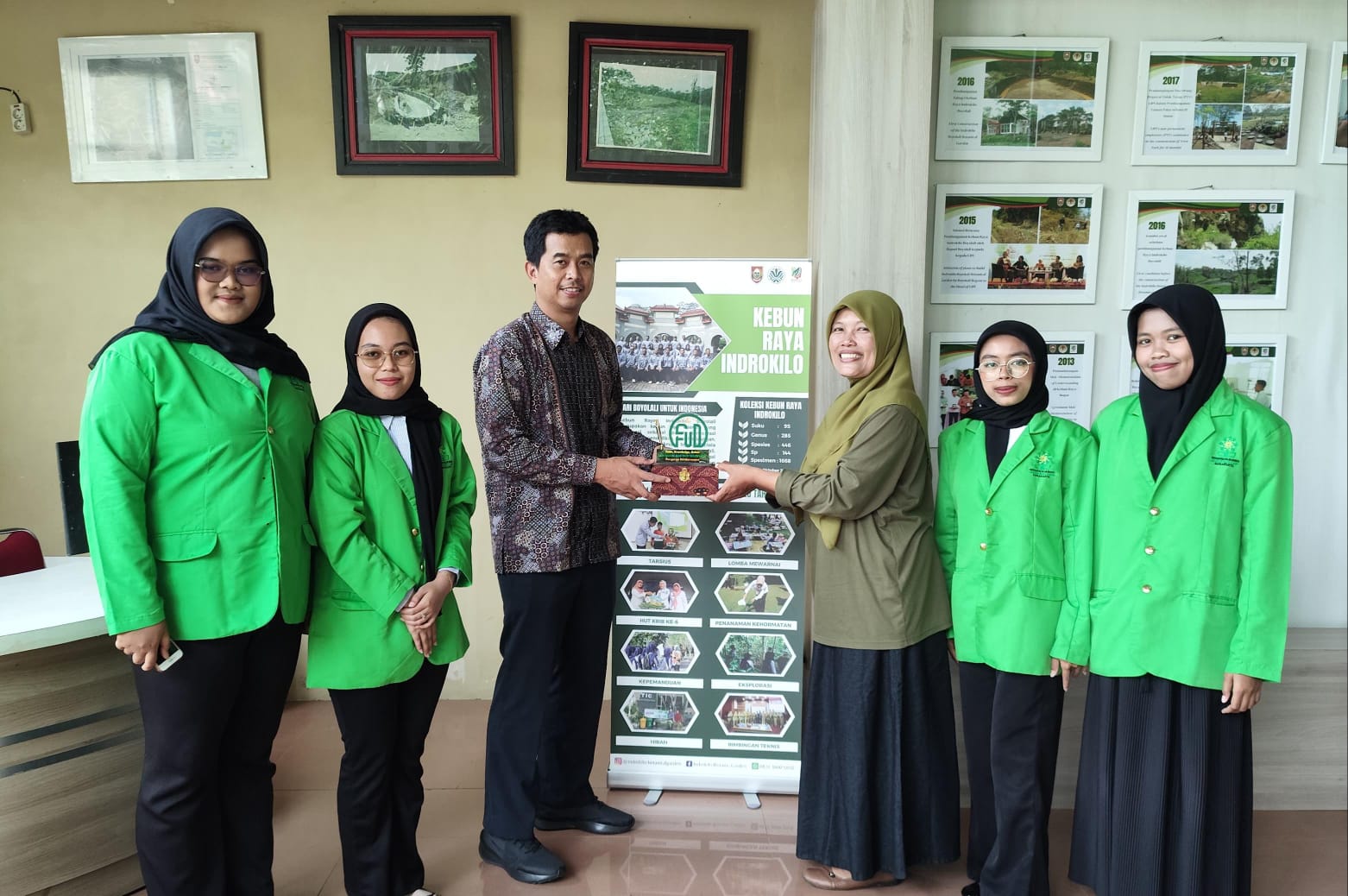 Penarikan Mahasiswa PPL di Kebun Raya Indrokilo Boyolali