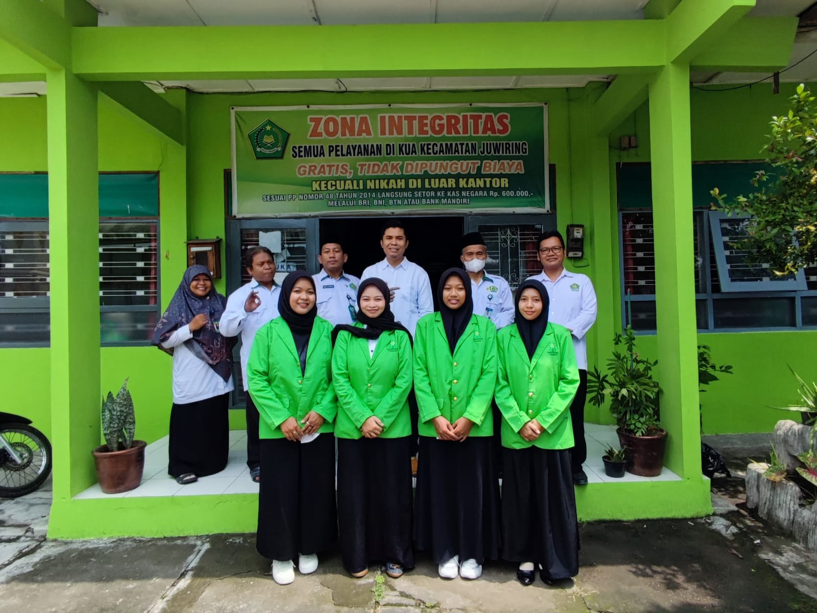 Praktik Penyuluhan Agama, MD Pilih PPL di Kantor Urusan Agama Kecamatan Juwiring Kabupaten Klaten 